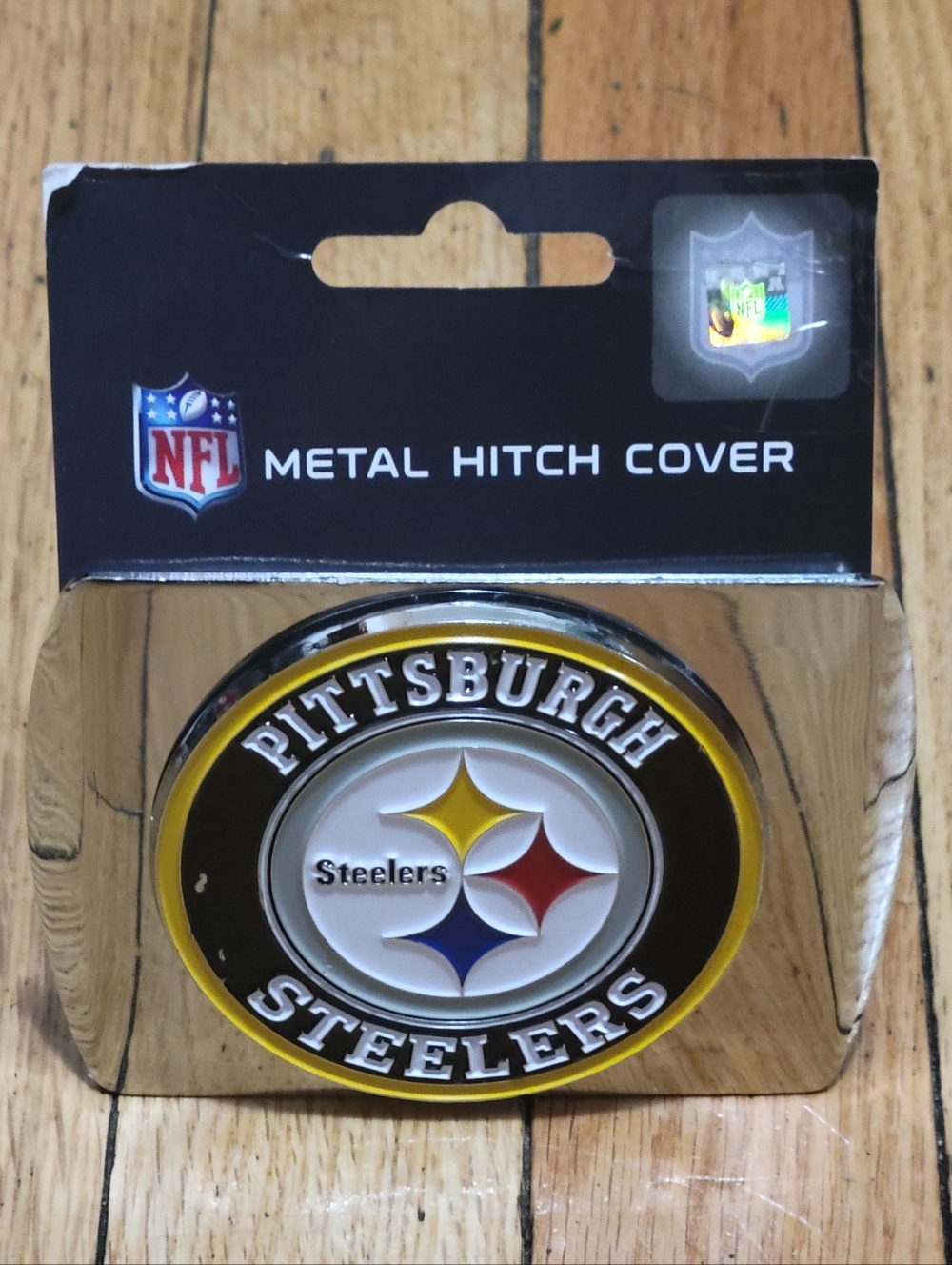 Pittsburgh Steelers NFL Metal Hitch Cover